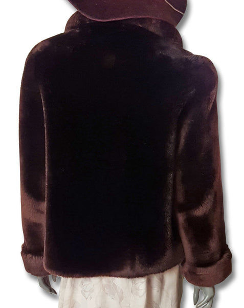 Pristine c1950 Mouton Jacket - refashioner