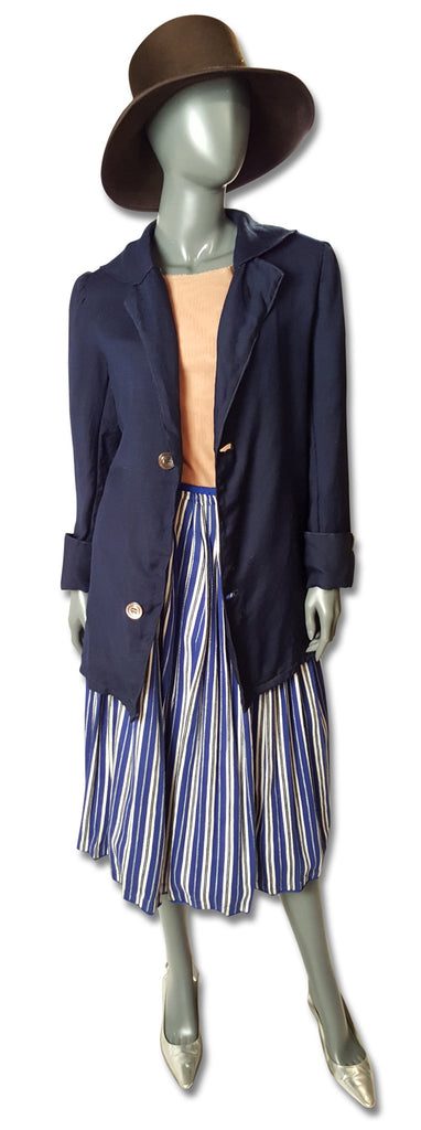 Navy Twill Jacket 1920s or 1930s - refashioner - 5