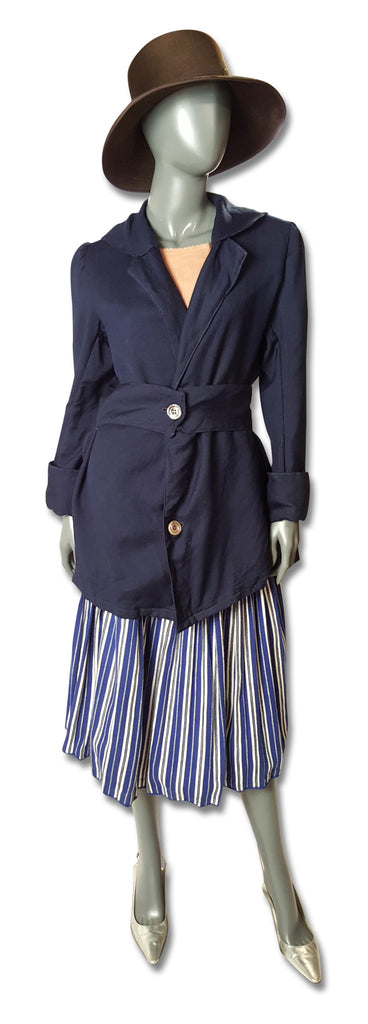 Navy Twill Jacket 1920s or 1930s - refashioner - 3