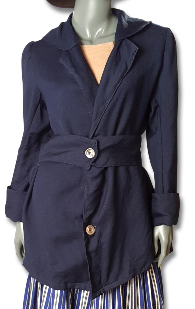 Navy Twill Jacket 1920s or 1930s - refashioner - 1