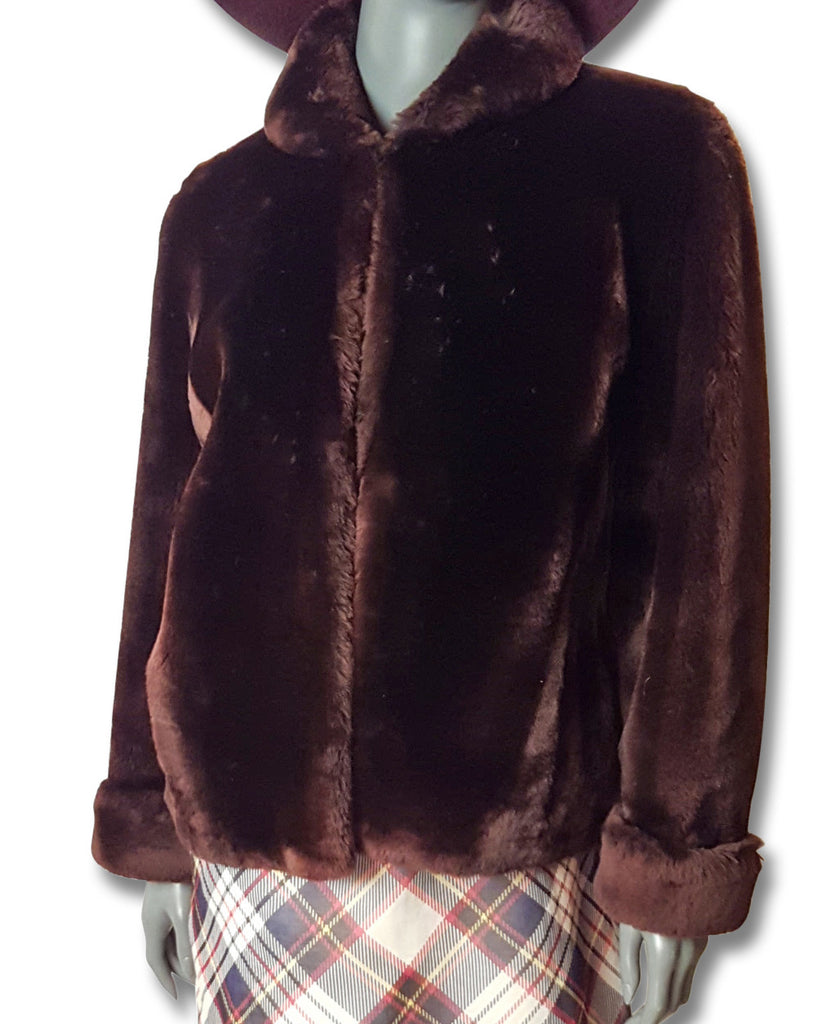 Pristine c1950 Mouton Jacket - refashioner - 3