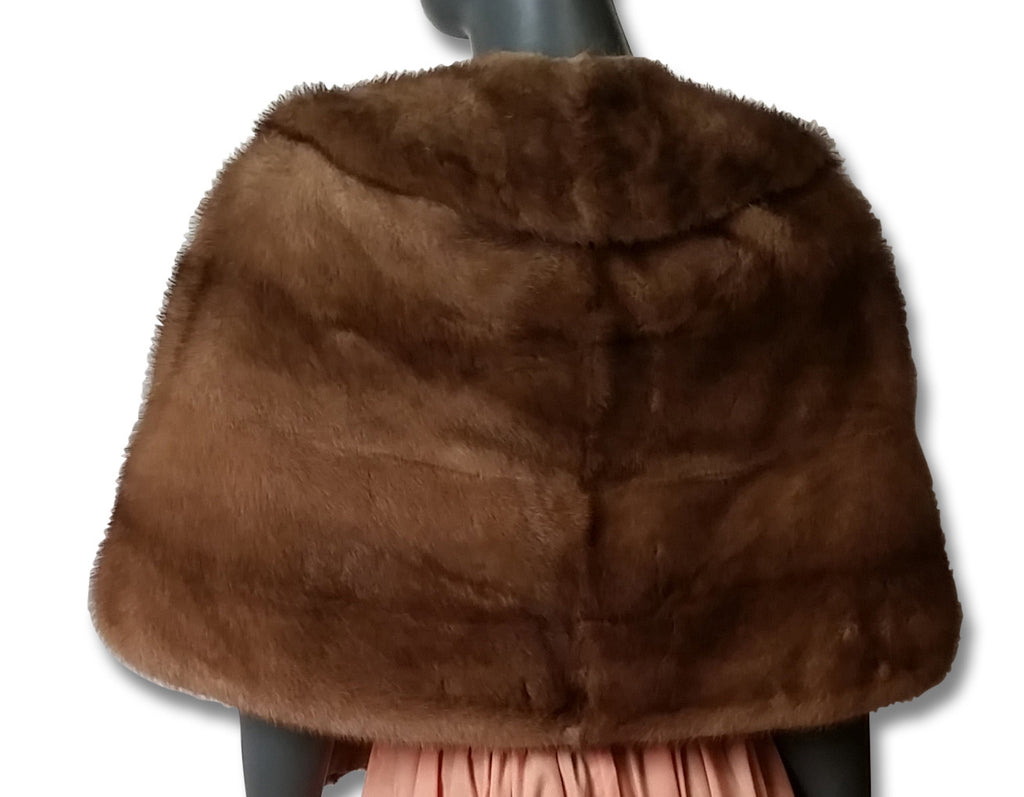Vintage 1950s American Mink Stole - refashioner - 2