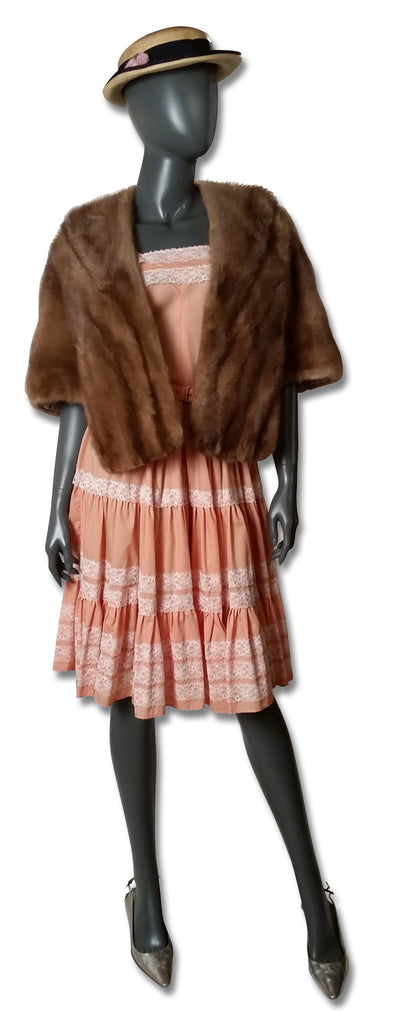 Vintage 1950s American Mink Stole - refashioner - 3