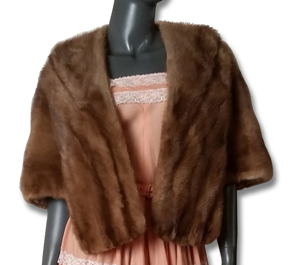 Vintage 1950s American Mink Stole - refashioner - 1