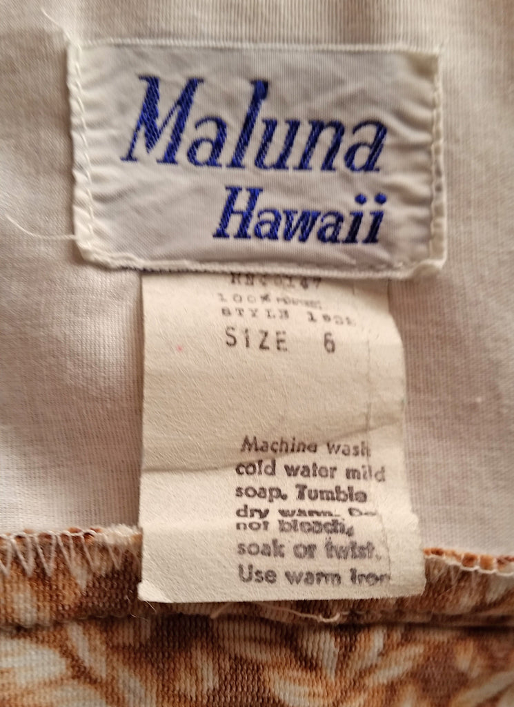 Basket Print 1960s Maxi Dress - refashioner - 7