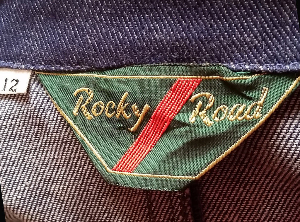 1970s Tipped Denim Pant Suit - refashioner - 5