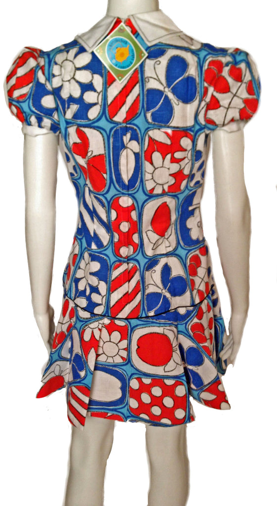 Mod Mini Dress Deadstock 1960s - refashioner - 2
