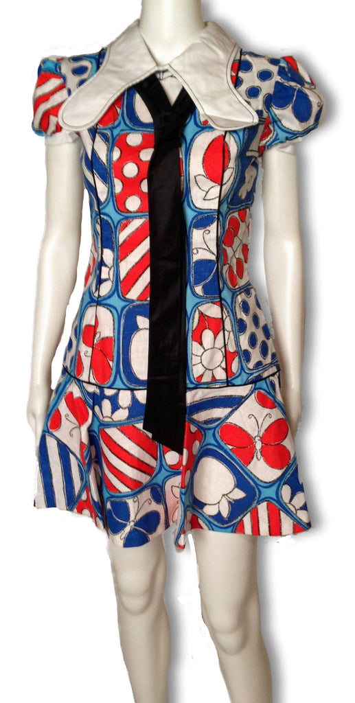 Mod Mini Dress Deadstock 1960s - refashioner - 3