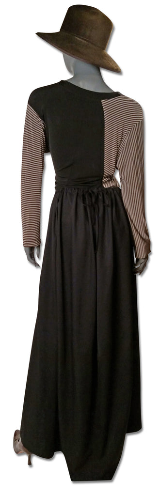 Balenciaga Striped/Black Silky Top - refashioner - 5