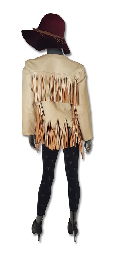 1970s Fringed Leather Jacket - refashioner - 4