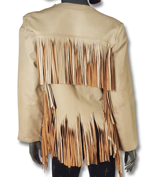 1970s Fringed Leather Jacket - refashioner - 1