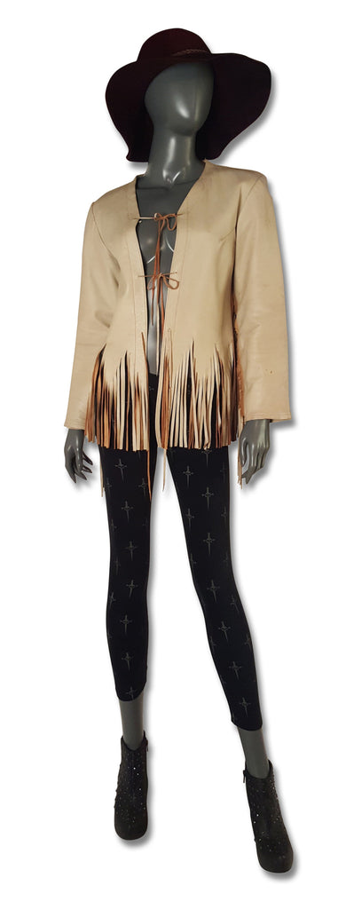 1970s Fringed Leather Jacket - refashioner - 3