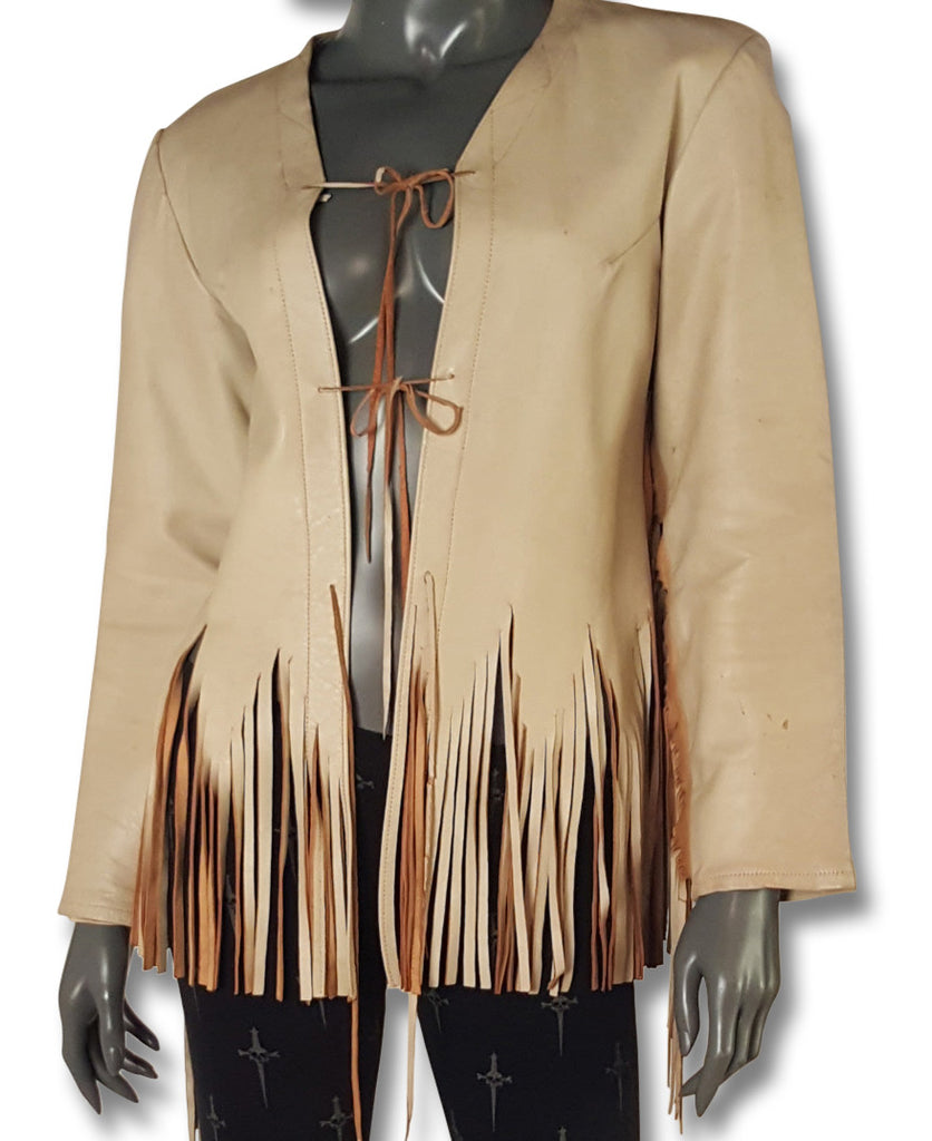 1970s Fringed Leather Jacket - refashioner - 2