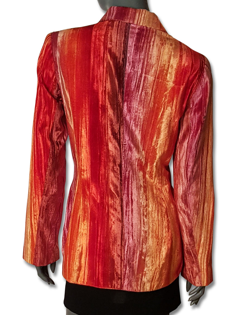 Biba Revival 1995 Panné Velvet Blazer - refashioner - 2