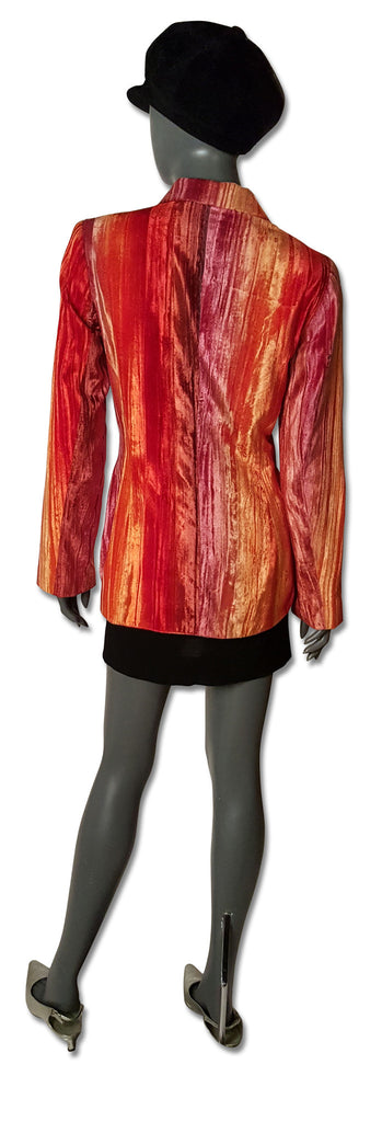 Biba Revival 1995 Panné Velvet Blazer - refashioner - 4