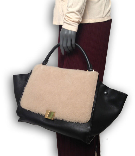 Céline limited edition Shearling Trapeze - refashioner - 1