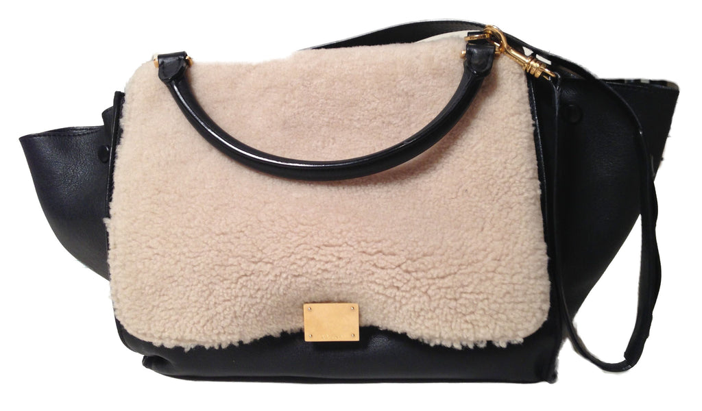 Céline limited edition Shearling Trapeze - refashioner - 3