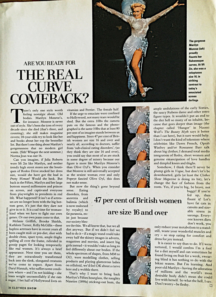 The Curve Comeback (plus ça change) - refashioner