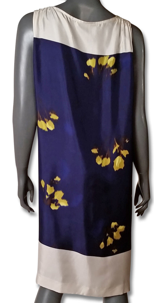 Dries van Noten Two Tone Silk Shift - refashioner - 2