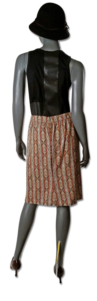 Dries van Noten Jacquard/Stripe Skirt - refashioner - 4