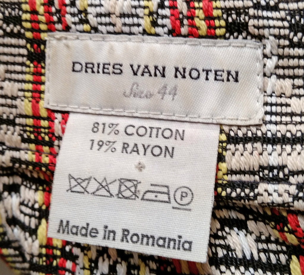 Dries van Noten Jacquard/Stripe Skirt - refashioner - 7