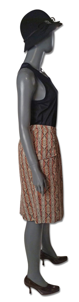 Dries van Noten Jacquard/Stripe Skirt - refashioner - 5