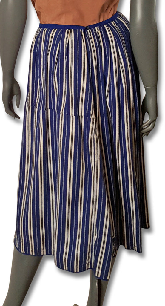 Handmade 1930s/40s Dutch Stripe Skirt - refashioner - 4