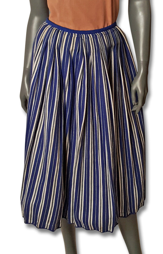 Handmade 1930s/40s Dutch Stripe Skirt - refashioner - 1