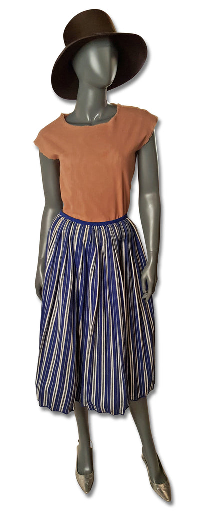 Handmade 1930s/40s Dutch Stripe Skirt - refashioner - 2