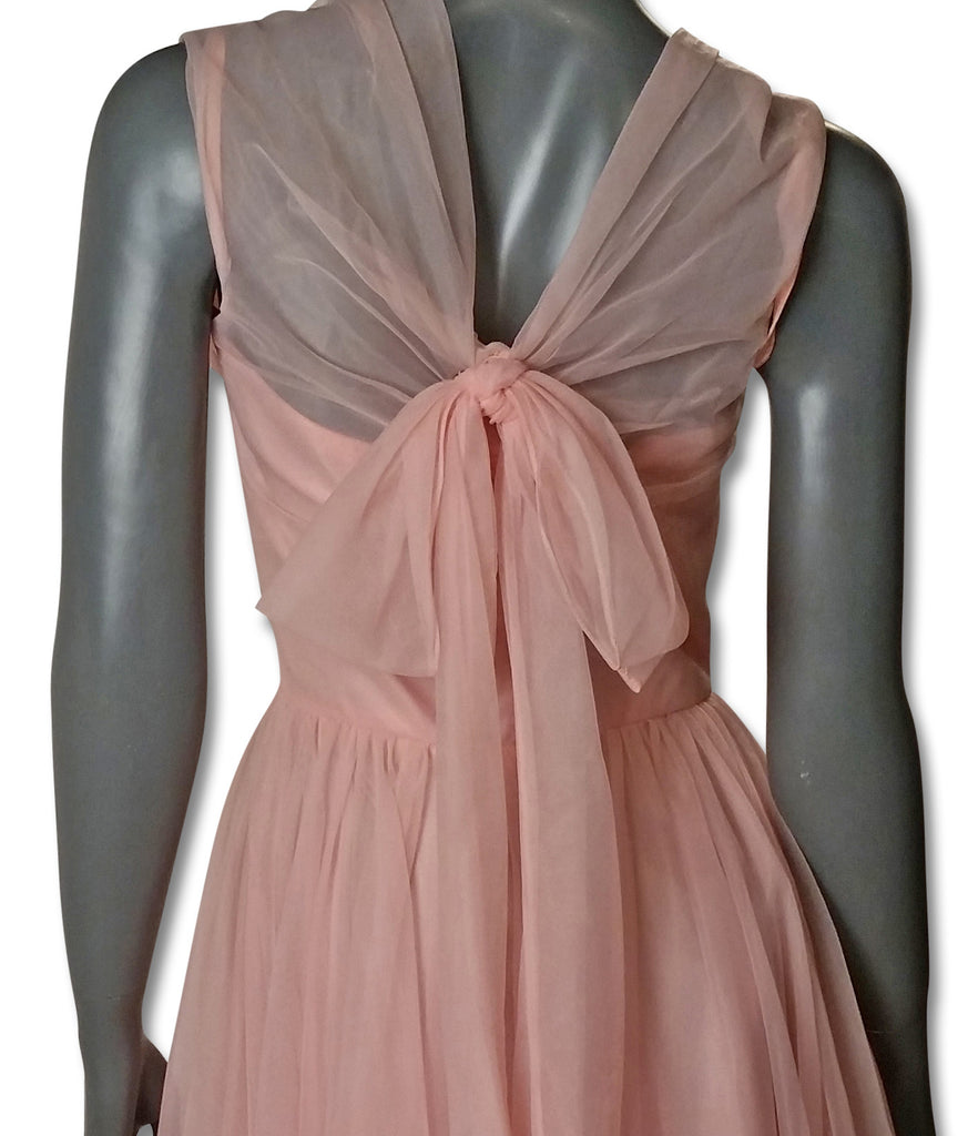 Emma Domb 1950s Chiffon Dress - refashioner - 3