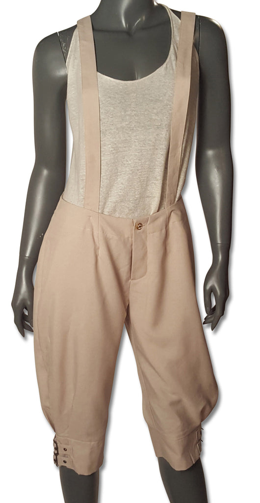 Steampunk Breeches with Suspenders - refashioner - 2