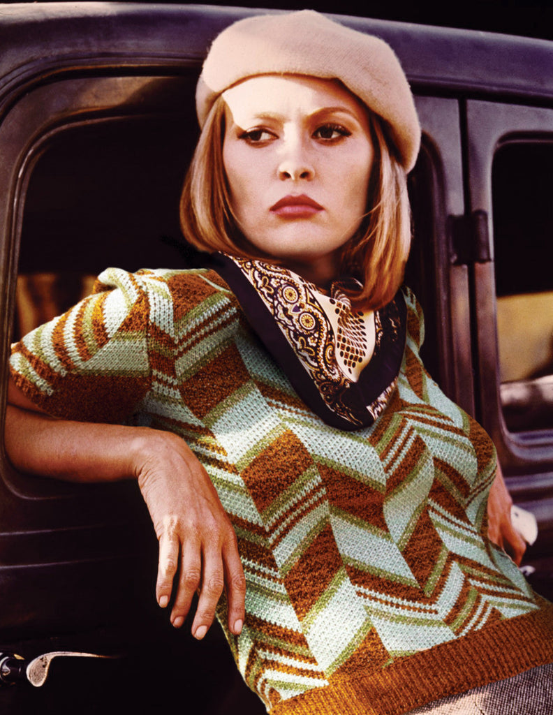 "BONNIE PARKER": 90s designer lover channels gun moll via Faye Dunaway & Theadora Van Runkle - refashioner - 4