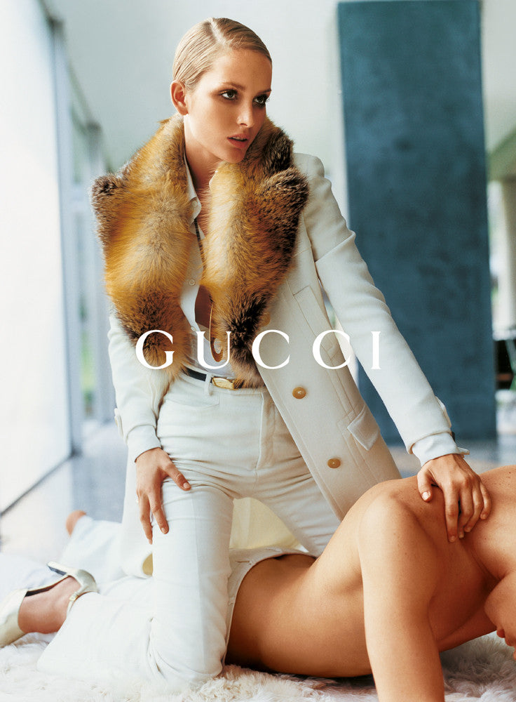 Iconic Gucci (Tom Ford) Fox Collar Coat refashioner