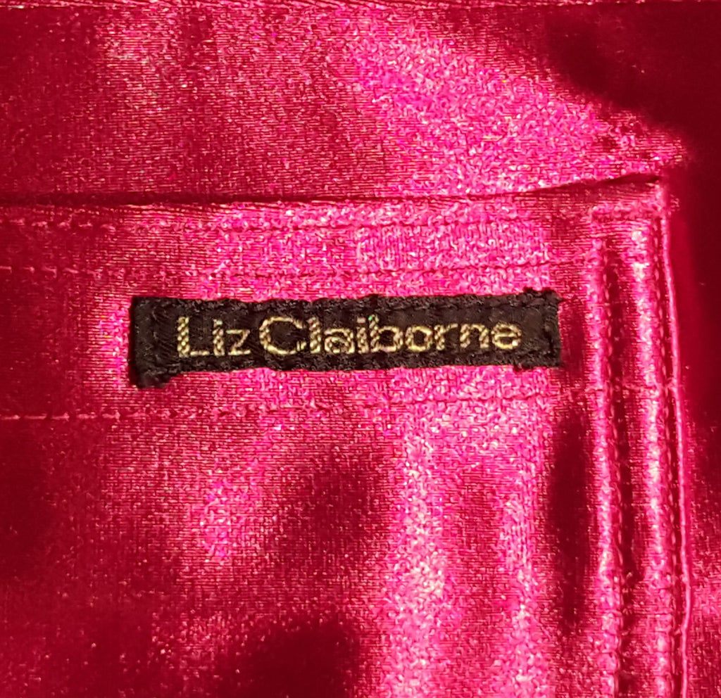 Disco Pant Fuchsia Satin, 1980s - refashioner - 5