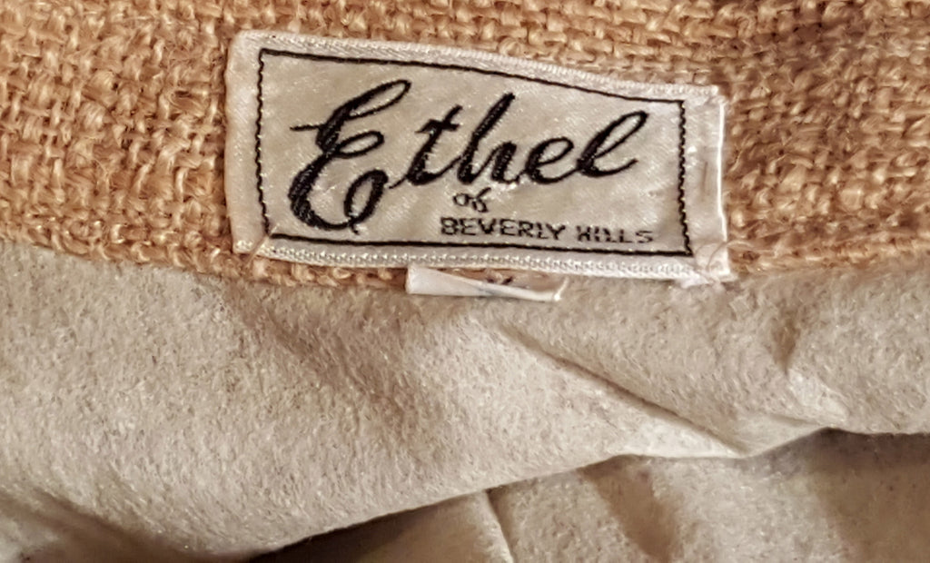 1950s Burlap Appliquéd Circle Skirt - refashioner - 6