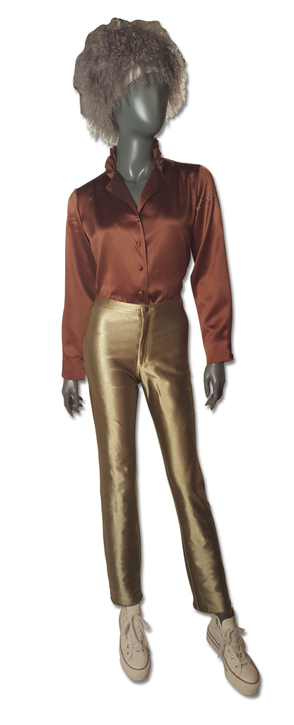 Le Gambi Gold Disco Pant, 1970s - refashioner - 4