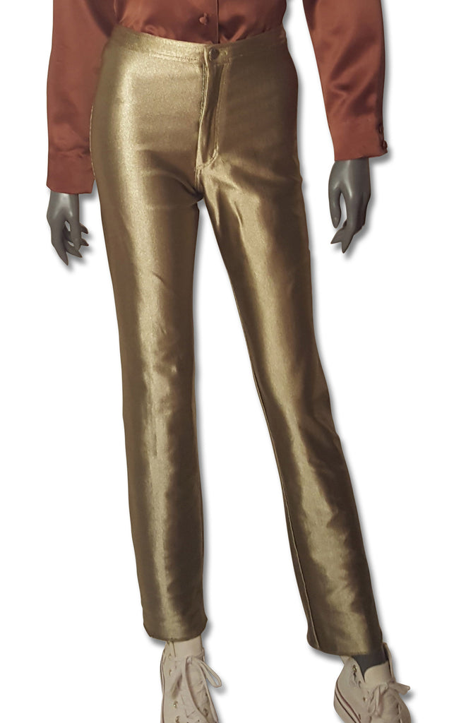 Le Gambi Gold Disco Pant, 1970s - refashioner - 2
