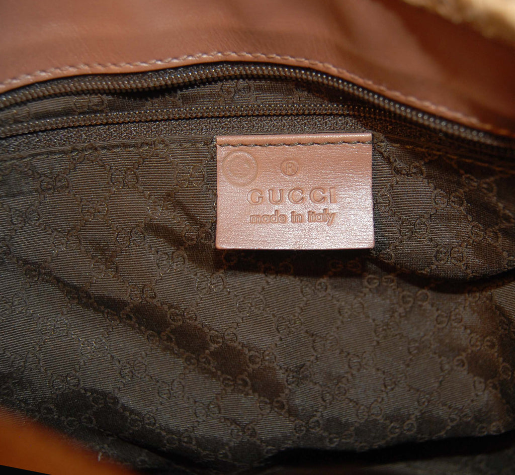 Vintage Gucci Cognac Snakeskin Purse - refashioner - 5