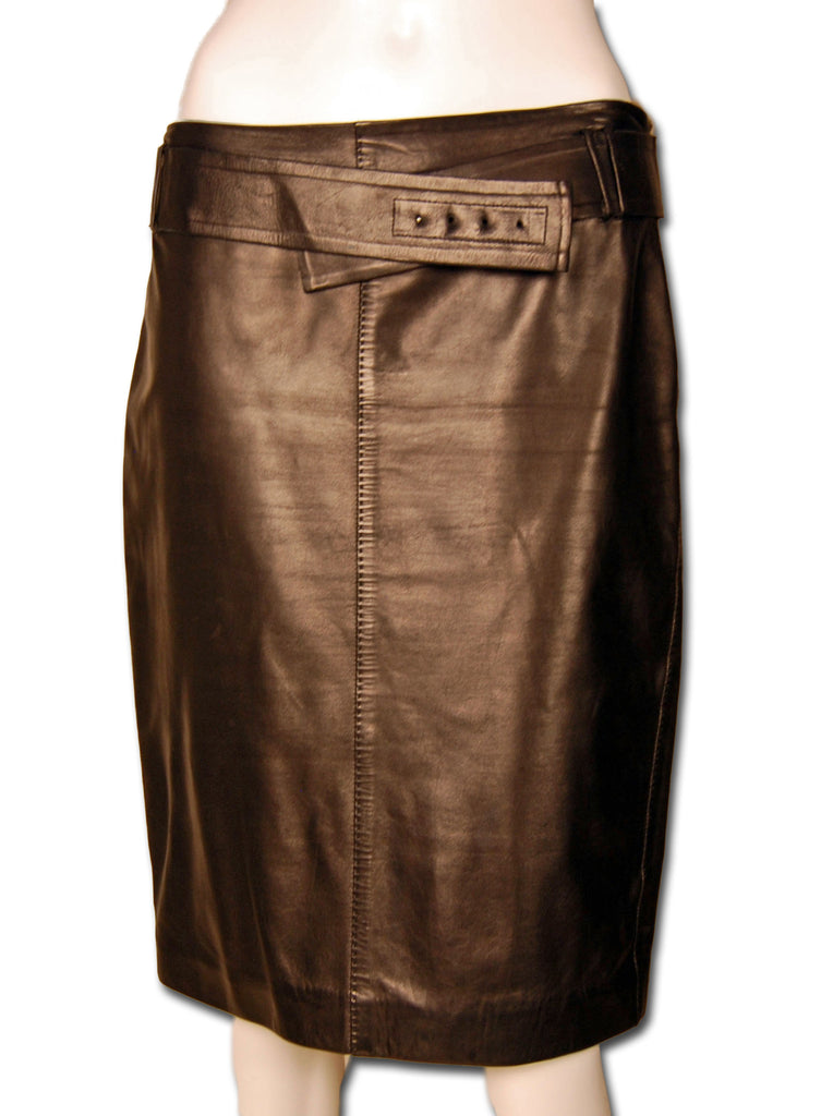 Tom Ford Gucci Leather Skirt - refashioner - 1