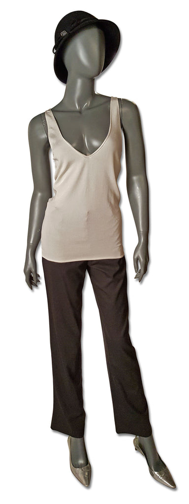 Tom Ford Gucci Cutout Back Silk Tank - refashioner - 4