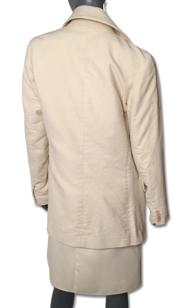 Collectable Helmut Lang Moleskin Peacoat - refashioner - 3