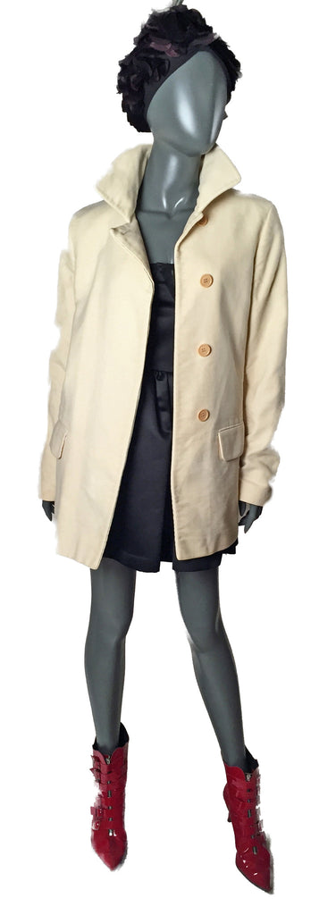 Collectable Helmut Lang Moleskin Peacoat - refashioner - 5