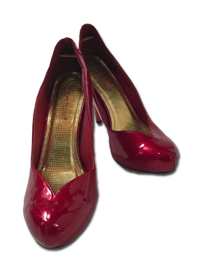 Kim Kardashian's Red Glitter Heels - refashioner - 3