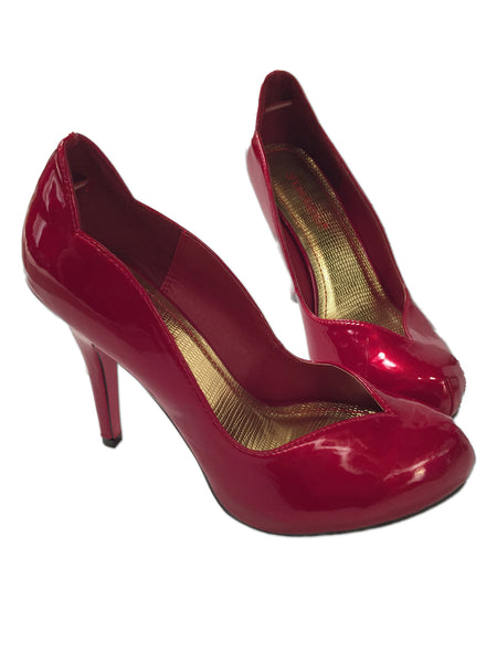 Kim Kardashian's Red Glitter Heels - refashioner - 1