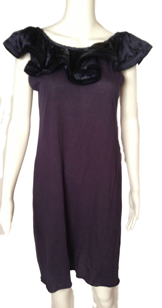 Lanvin Cotton Shift, Ruffled Collar - refashioner - 5