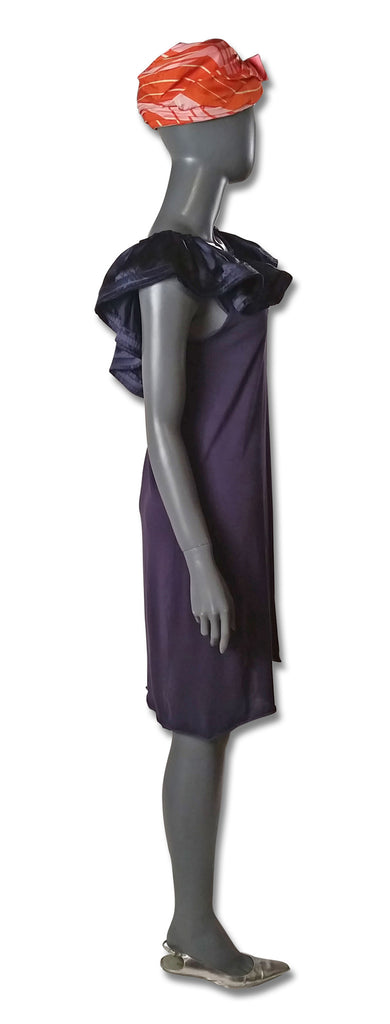 Lanvin Cotton Shift, Ruffled Collar - refashioner - 3