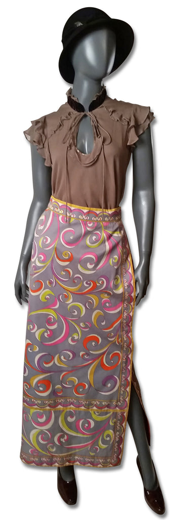 Rare 1960s Pucci Maxi Skirt - refashioner - 3