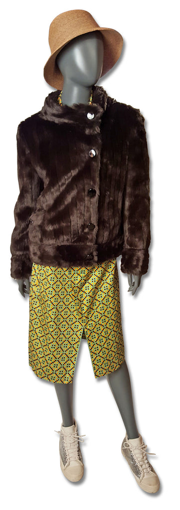 Marc Jacobs Faux Fur Jacket - refashioner - 3