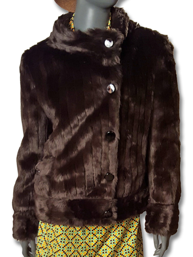 Marc Jacobs Faux Fur Jacket - refashioner - 1