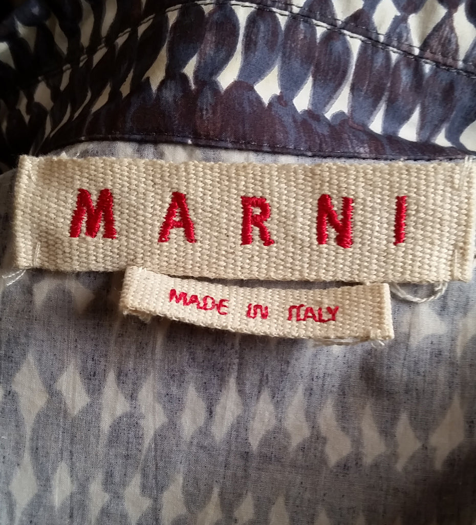 Marni Cotton Print Shift Dress - refashioner - 6